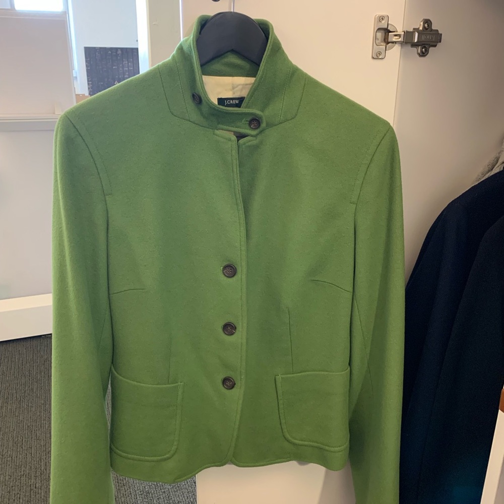 J.Crew wool green blazer